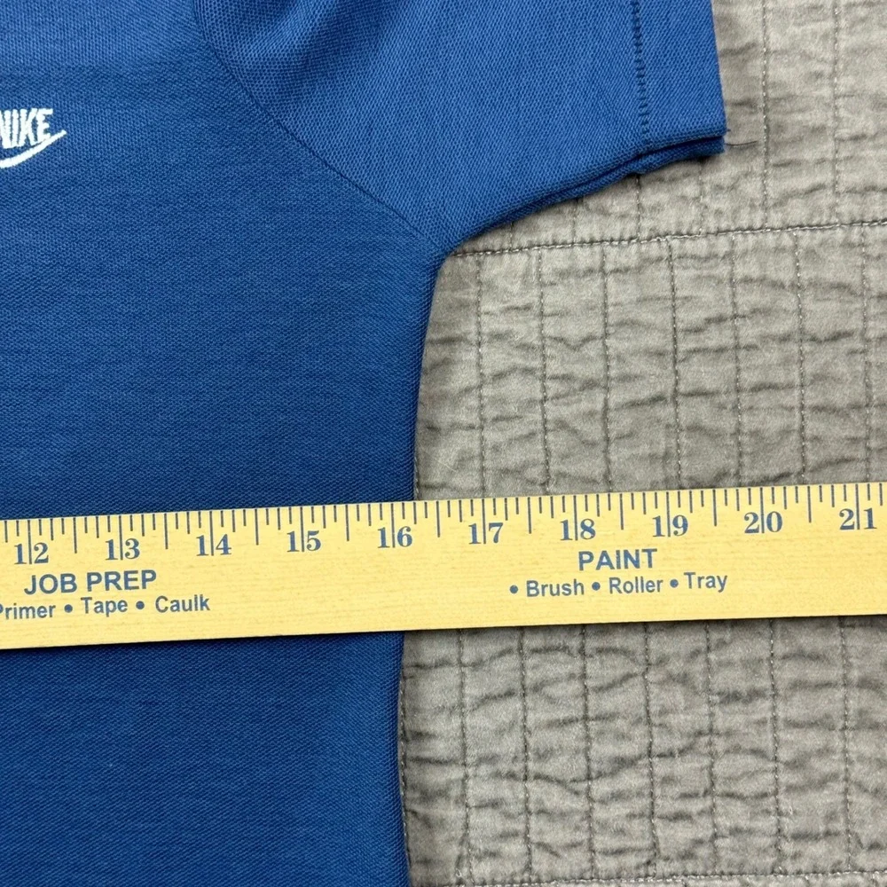 True Vintage Nike Shirt Men Small Blue‎ Polo Sportswear 70s 1970s Made In USA